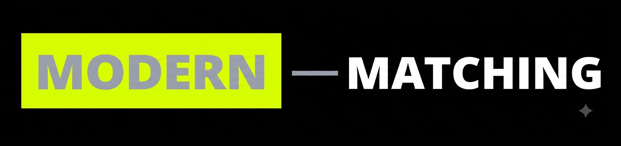 Modern matching